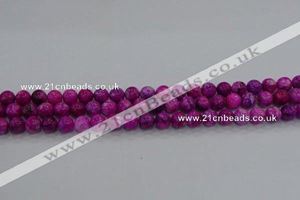 CHM229 15.5 inches 6mm round dyed hemimorphite beads wholesale