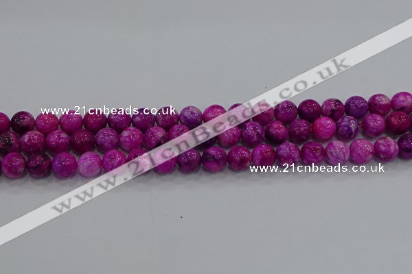 CHM230 15.5 inches 8mm round dyed hemimorphite beads wholesale