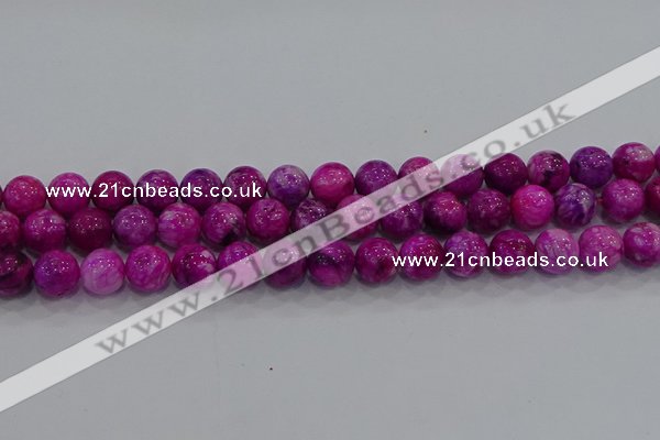 CHM232 15.5 inches 12mm round dyed hemimorphite beads wholesale