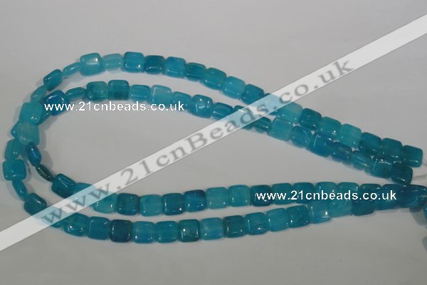CHM25 15.5 inches 10*10mm square blue hemimorphite beads wholesale