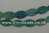 CHM27 15.5 inches 8*12mm oval blue hemimorphite beads wholesale