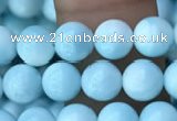 CHM301 15.5 inches 6mm round blue hemimorphite gemstone beads