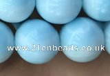 CHM304 15.5 inches 12mm round blue hemimorphite gemstone beads