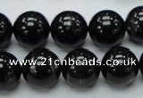 CHS02 15.5 inches 14mm round natural hypersthene gemstone beads