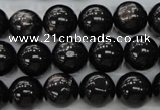 CHS53 15.5 inches 12mm round natural hypersthene beads