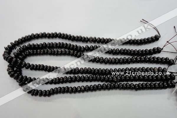 CHS54 15.5 inches 4*8mm rondelle natural hypersthene beads