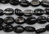 CHS70 15.5 inches 8*12mm oval natural hypersthene beads