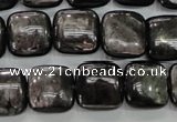 CHS82 15.5 inches 14*14mm square natural hypersthene beads