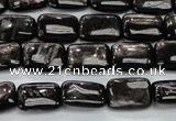 CHS89 15.5 inches 10*14mm rectangle natural hypersthene beads