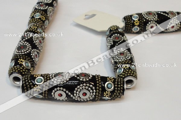 CIB04 17*60mm rice fashion Indonesia jewelry beads wholesale