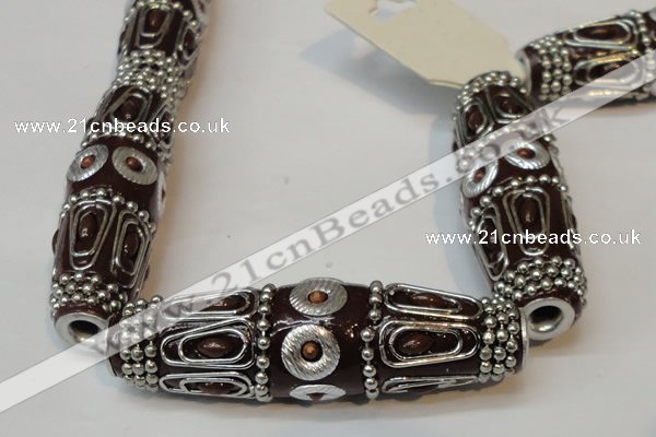 CIB09 17*60mm rice fashion Indonesia jewelry beads wholesale