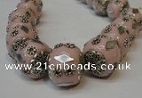 CIB100 17mm round fashion Indonesia jewelry beads wholesale