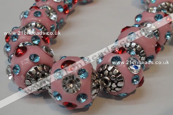 CIB106 17mm round fashion Indonesia jewelry beads wholesale