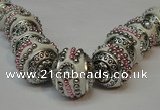 CIB110 18mm round fashion Indonesia jewelry beads wholesale