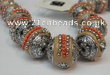 CIB112 18mm round fashion Indonesia jewelry beads wholesale