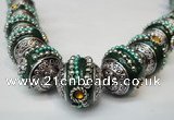 CIB113 18mm round fashion Indonesia jewelry beads wholesale