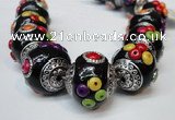 CIB154 21mm round fashion Indonesia jewelry beads wholesale