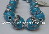 CIB160 19*22mm oval fashion Indonesia jewelry beads wholesale