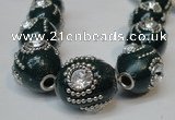 CIB161 19*22mm oval fashion Indonesia jewelry beads wholesale