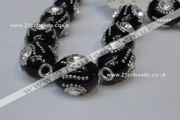 CIB162 19*22mm oval fashion Indonesia jewelry beads wholesale