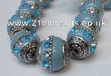 CIB170 19mm round fashion Indonesia jewelry beads wholesale
