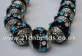 CIB172 19mm round fashion Indonesia jewelry beads wholesale