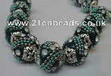 CIB183 18mm round fashion Indonesia jewelry beads wholesale