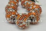 CIB184 18mm round fashion Indonesia jewelry beads wholesale