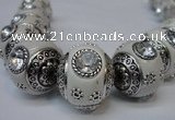 CIB190 19mm round fashion Indonesia jewelry beads wholesale