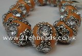 CIB202 19mm round fashion Indonesia jewelry beads wholesale