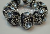 CIB204 19mm round fashion Indonesia jewelry beads wholesale