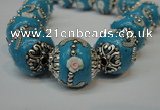 CIB211 17mm round fashion Indonesia jewelry beads wholesale