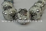 CIB220 18mm round fashion Indonesia jewelry beads wholesale