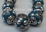 CIB224 18mm round fashion Indonesia jewelry beads wholesale