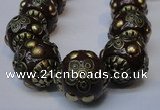 CIB225 18mm round fashion Indonesia jewelry beads wholesale