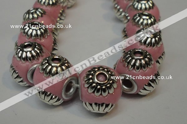 CIB233 14mm round fashion Indonesia jewelry beads wholesale