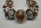 CIB236 15mm round fashion Indonesia jewelry beads wholesale