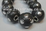 CIB241 18mm round fashion Indonesia jewelry beads wholesale