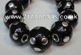 CIB242 18mm round fashion Indonesia jewelry beads wholesale