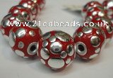 CIB248 18mm round fashion Indonesia jewelry beads wholesale