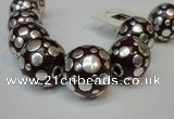 CIB251 22mm round fashion Indonesia jewelry beads wholesale