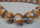 CIB260 17*18mm drum fashion Indonesia jewelry beads wholesale