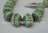 CIB271 14*16mm rondelle fashion Indonesia jewelry beads wholesale