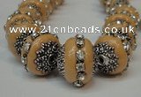 CIB272 14*16mm rondelle fashion Indonesia jewelry beads wholesale