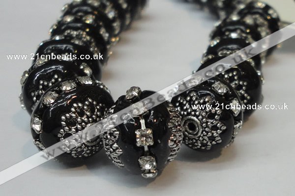 CIB274 14*16mm rondelle fashion Indonesia jewelry beads wholesale