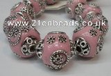 CIB280 16*16mm rondelle fashion Indonesia jewelry beads wholesale