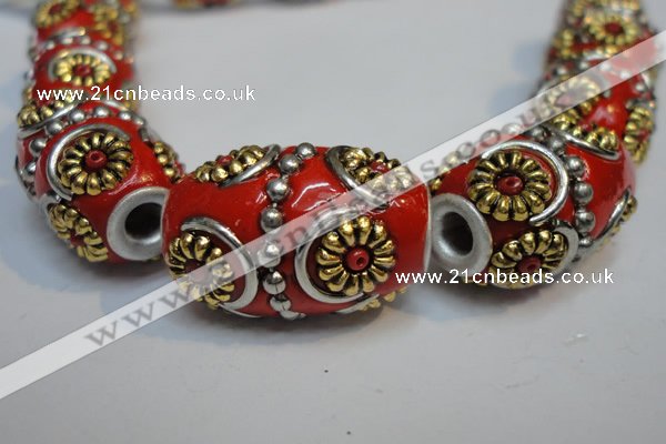 CIB296 14*22mm drum fashion Indonesia jewelry beads wholesale
