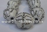 CIB316 20*23mm drum fashion Indonesia jewelry beads wholesale