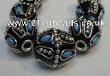 CIB318 20*23mm drum fashion Indonesia jewelry beads wholesale