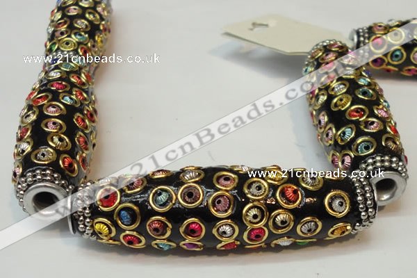 CIB32 17*60mm rice fashion Indonesia jewelry beads wholesale